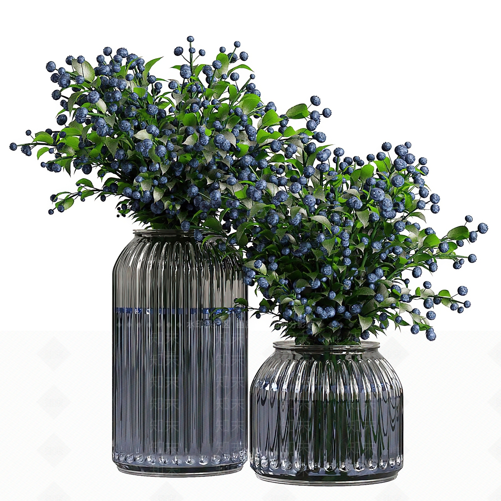 花瓶花艺3D模型下载【ID:1151617689】