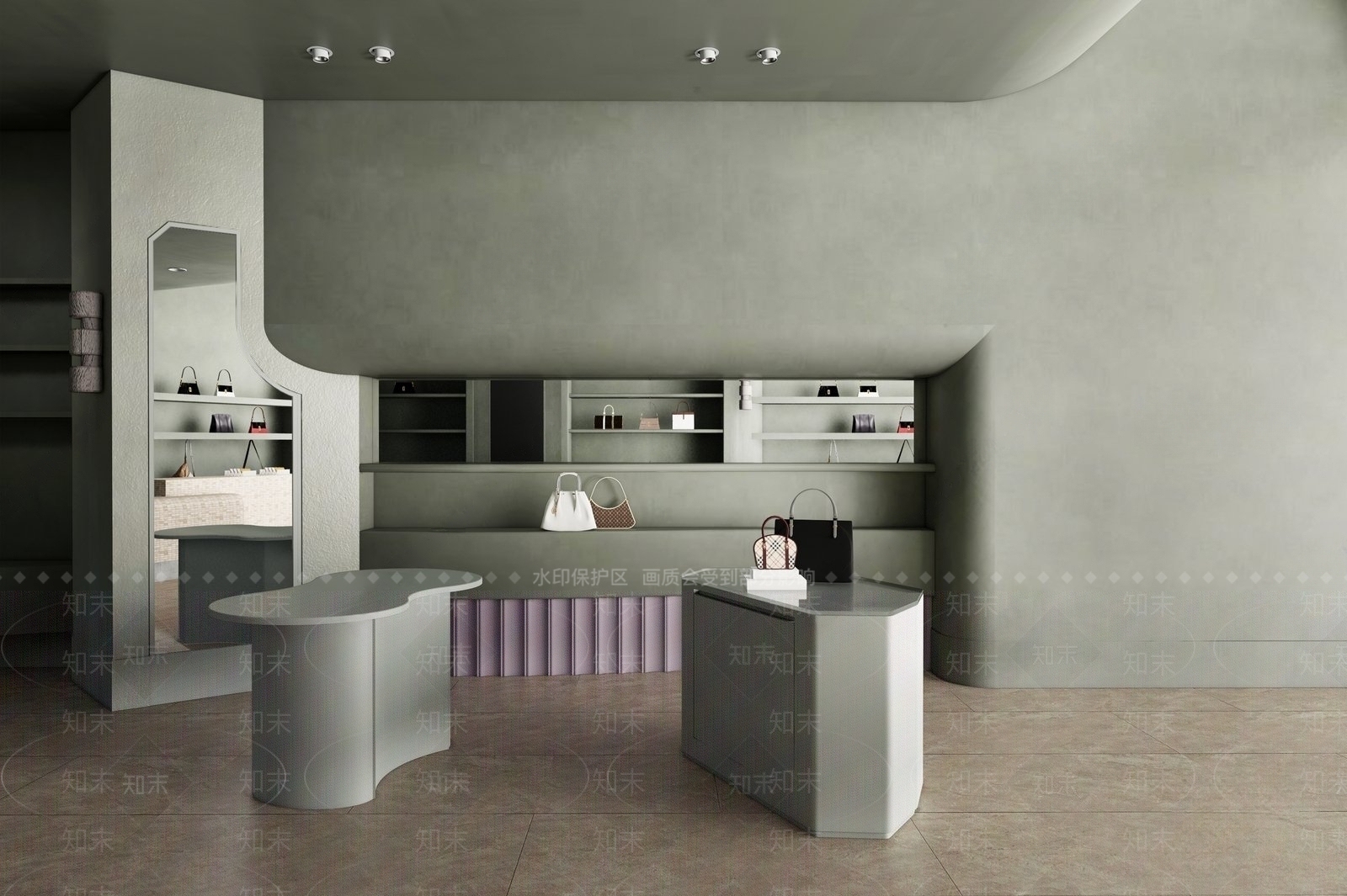 侘寂包包店3D模型下载【ID:1151674235】