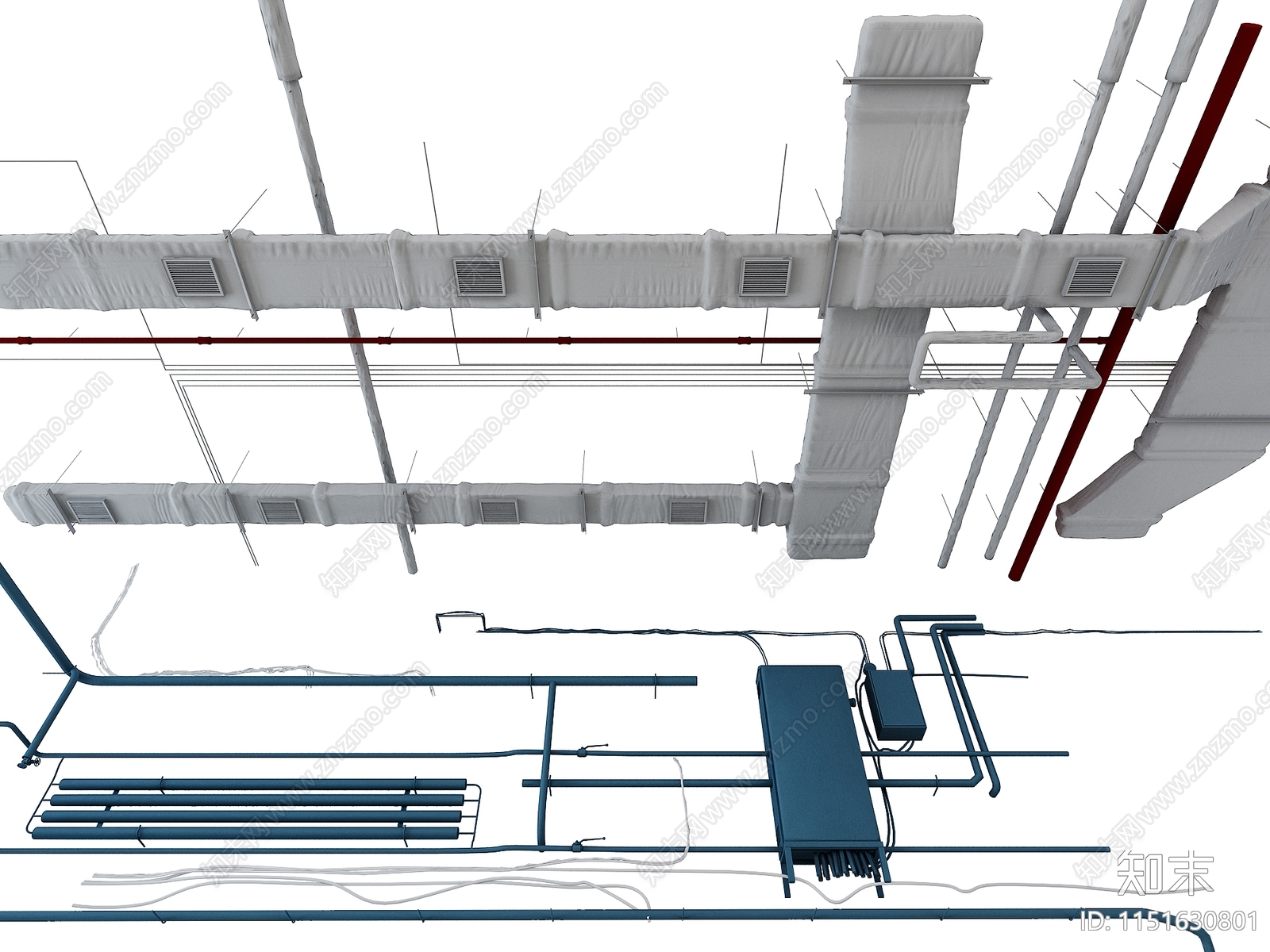 现代其他建筑构件3D模型下载【ID:1151630801】