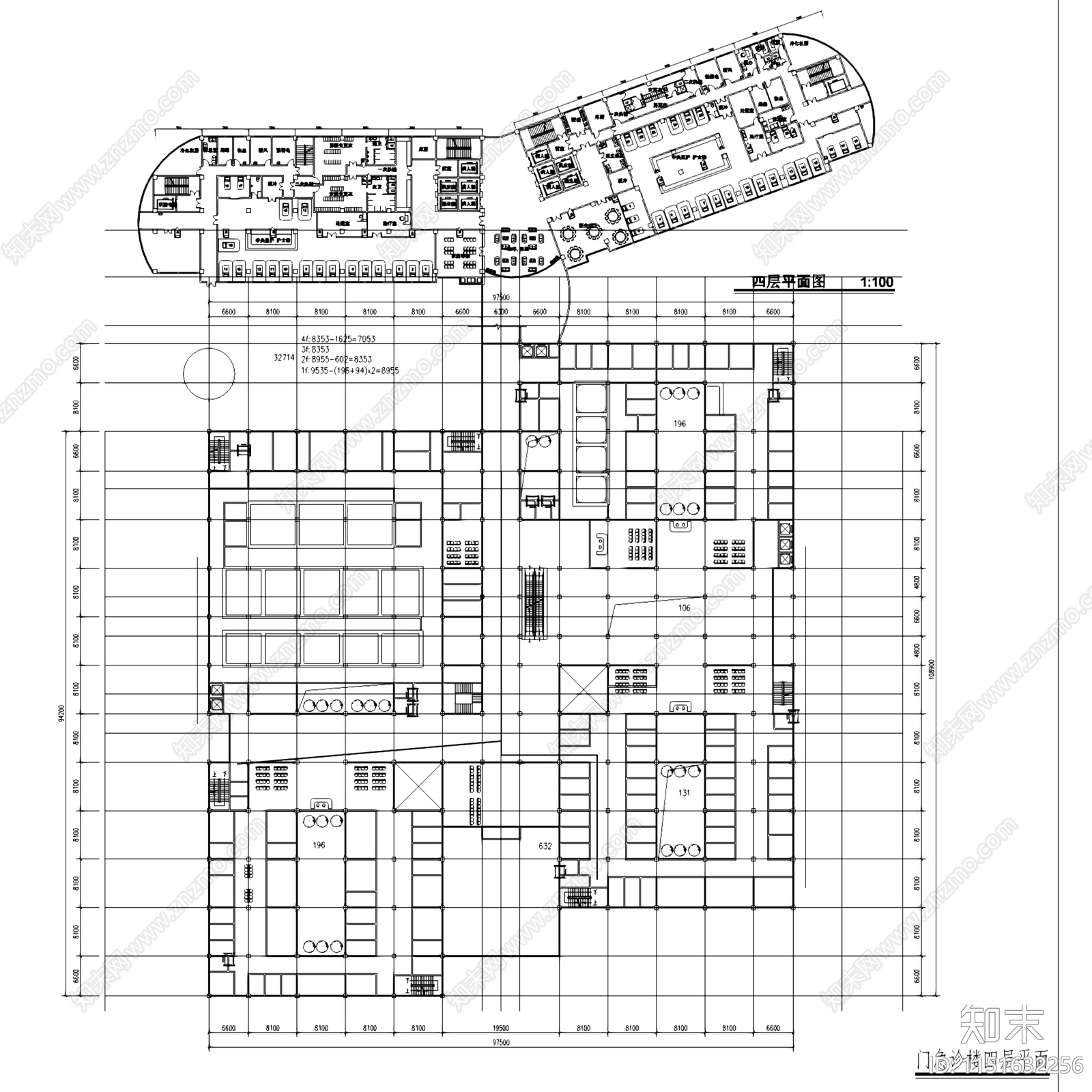 长沙梅溪湖妇女儿童医院建筑规划平面施工图施工图下载【ID:1151632256】