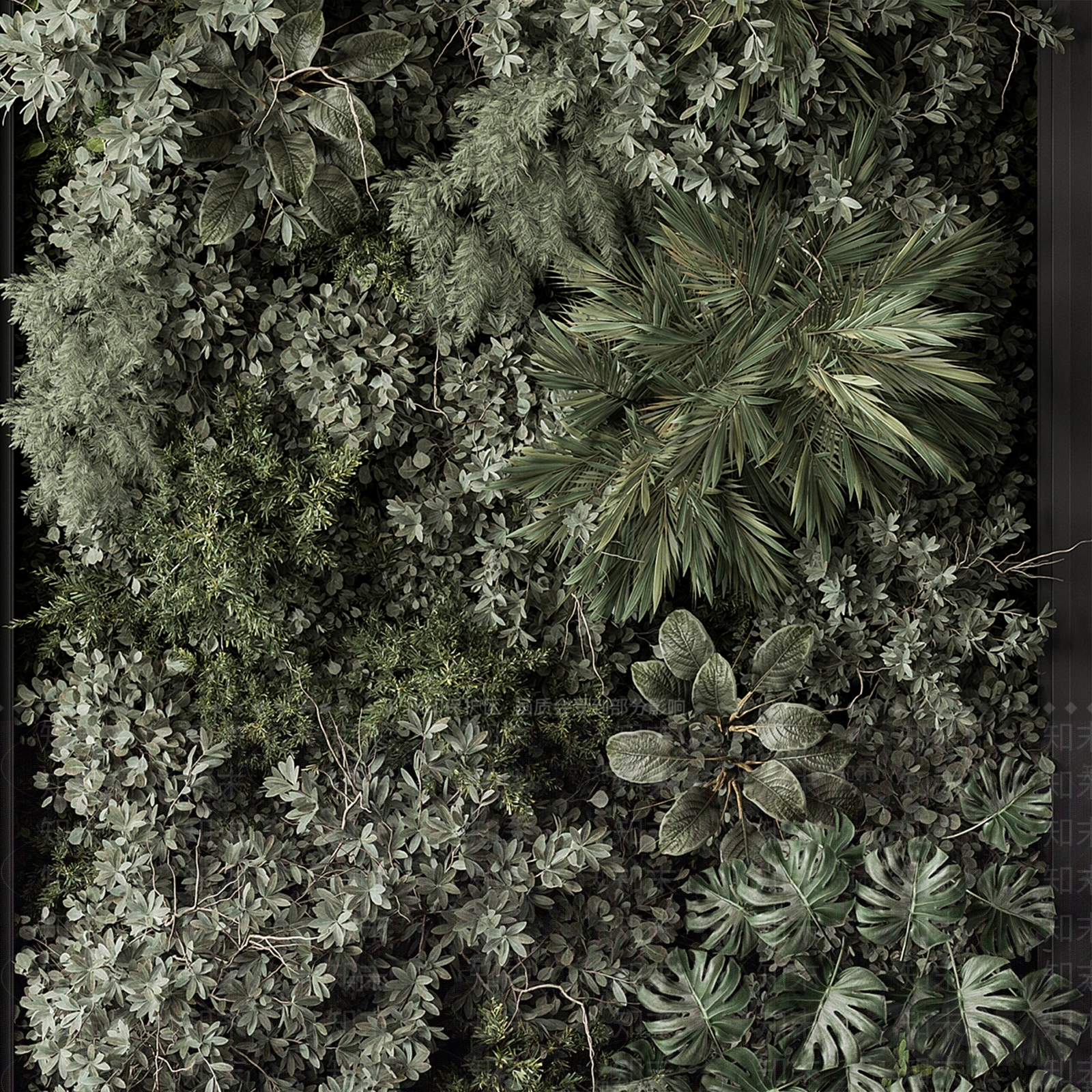 植物墙3D模型下载【ID:1151634732】