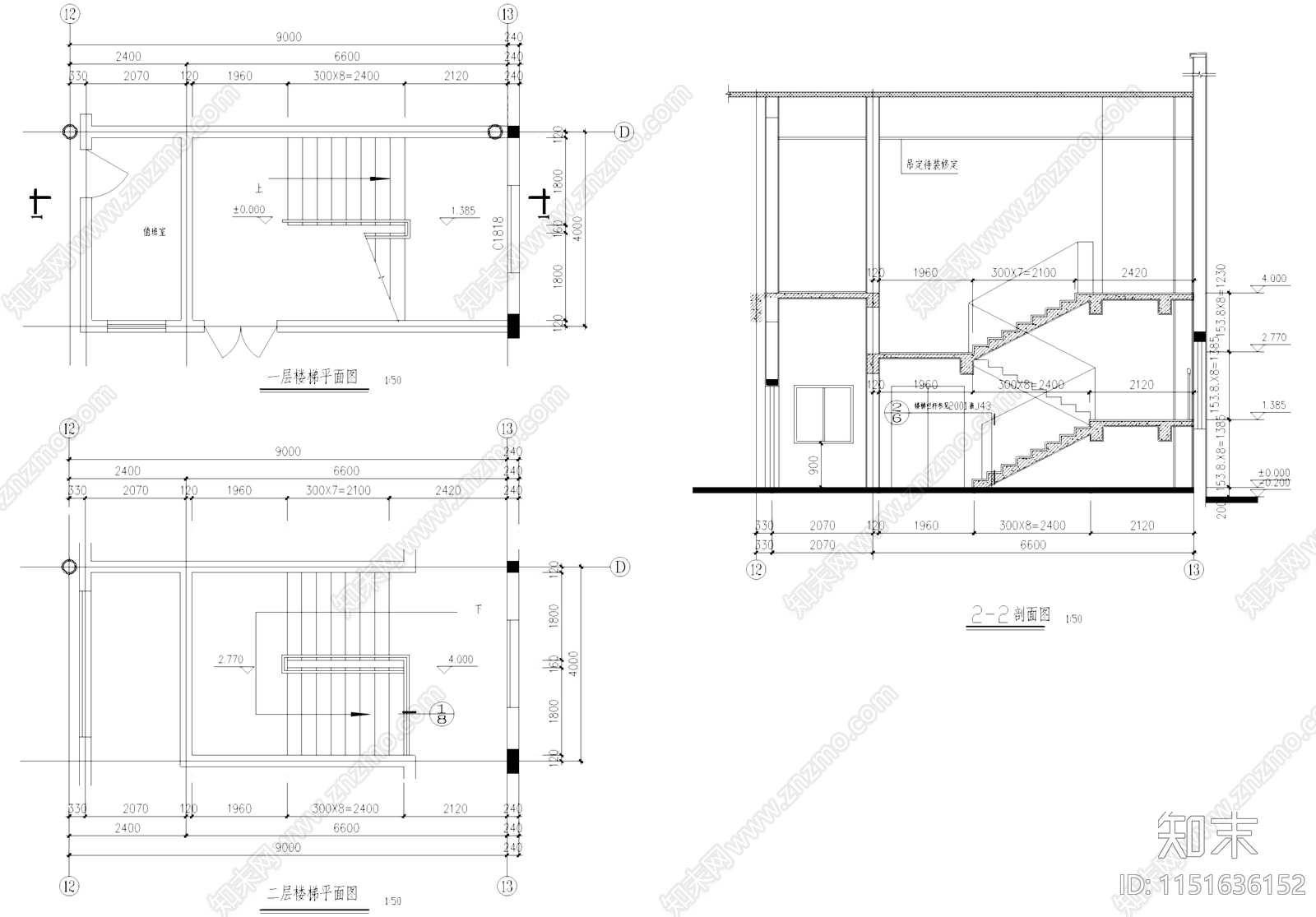 单层纺织厂钢结构车间厂房工业建筑施工图集施工图下载【ID:1151636152】