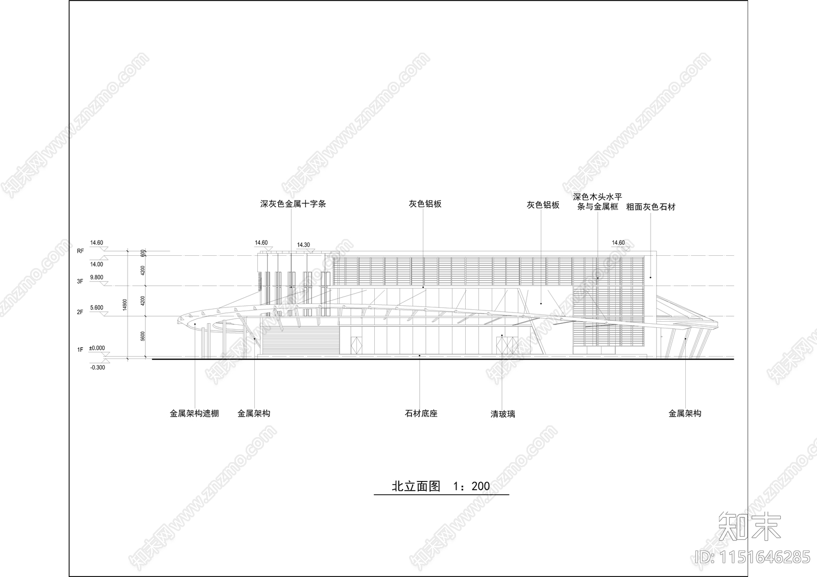 宁波远大休闲会所cad施工图下载【ID:1151646285】