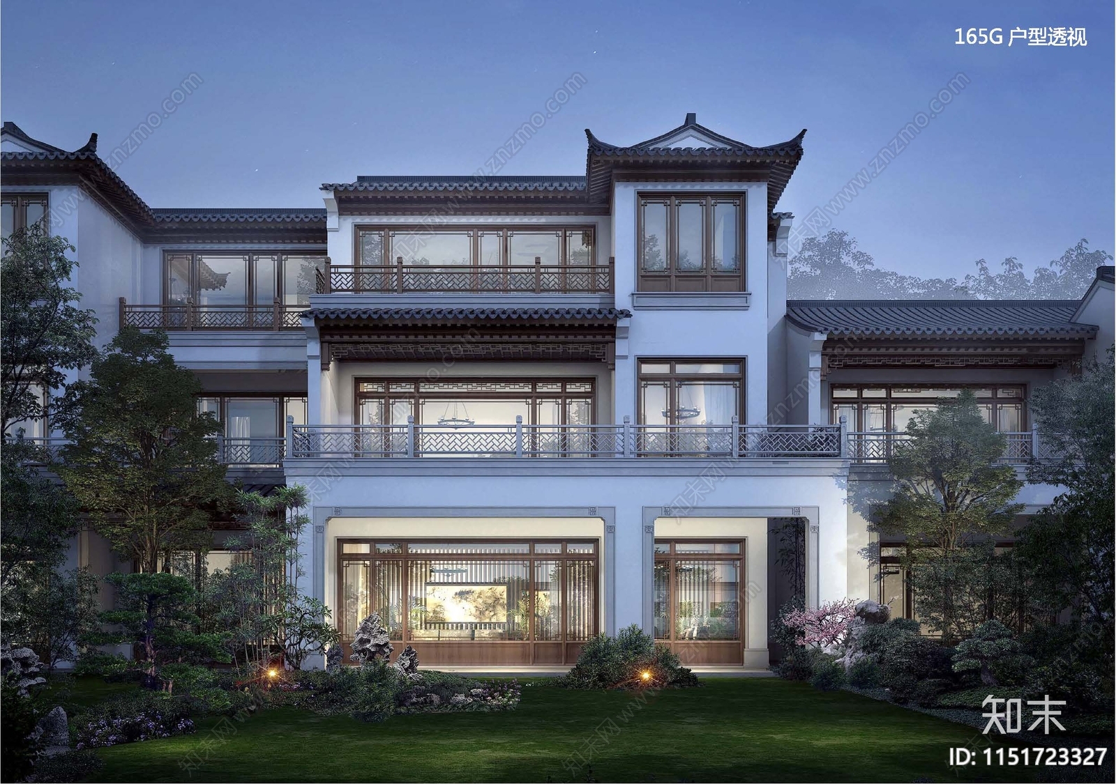 中式湖州安吉桃花源隐竹园别墅规划建筑方案文本下载【ID:1151723327】_【知末方案文本库】