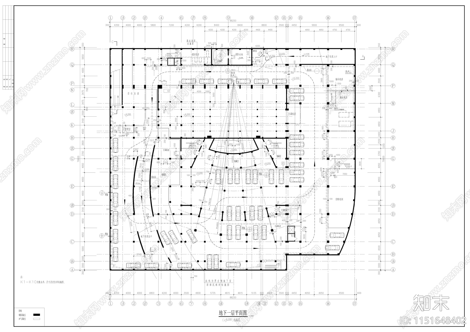 1200人影剧院建筑cad施工图下载【ID:1151648402】