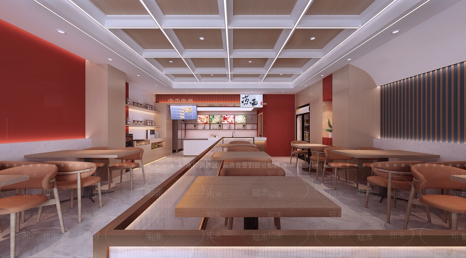 新中式中餐店3D模型下载【ID:1151659720】