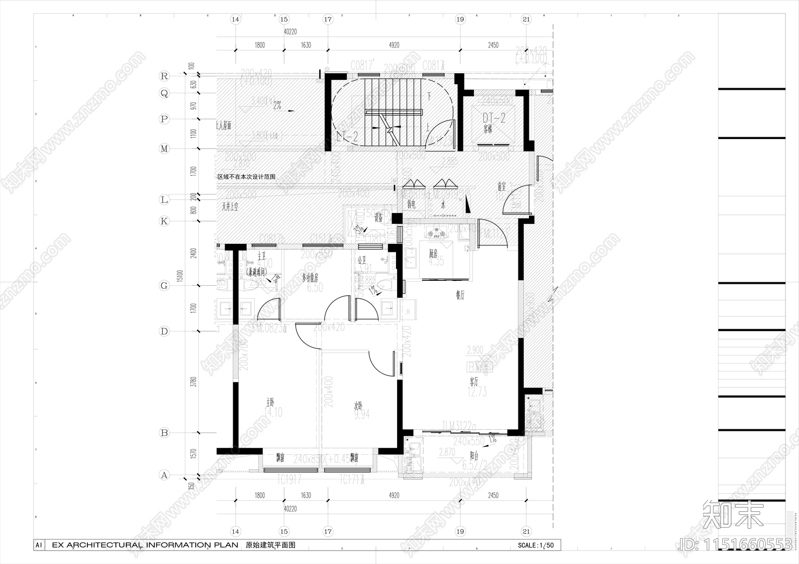 样板房室内cad施工图下载【ID:1151660553】