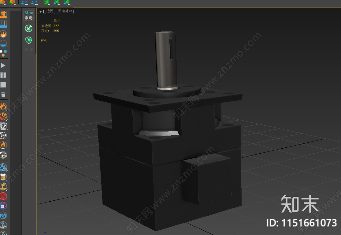 液压齿轮泵3D模型下载【ID:1151661073】