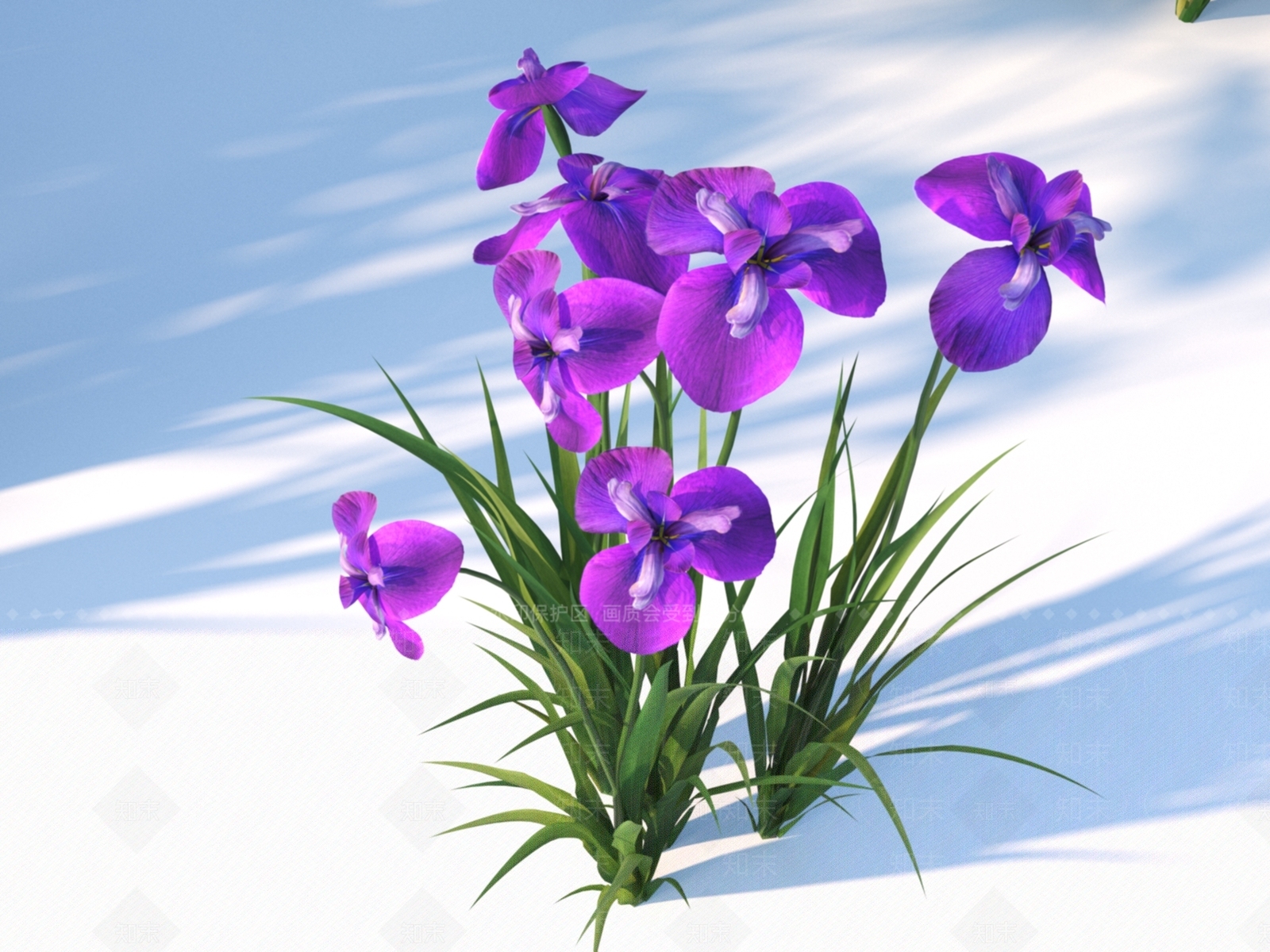 景观花草组合3D模型下载【ID:1151663145】
