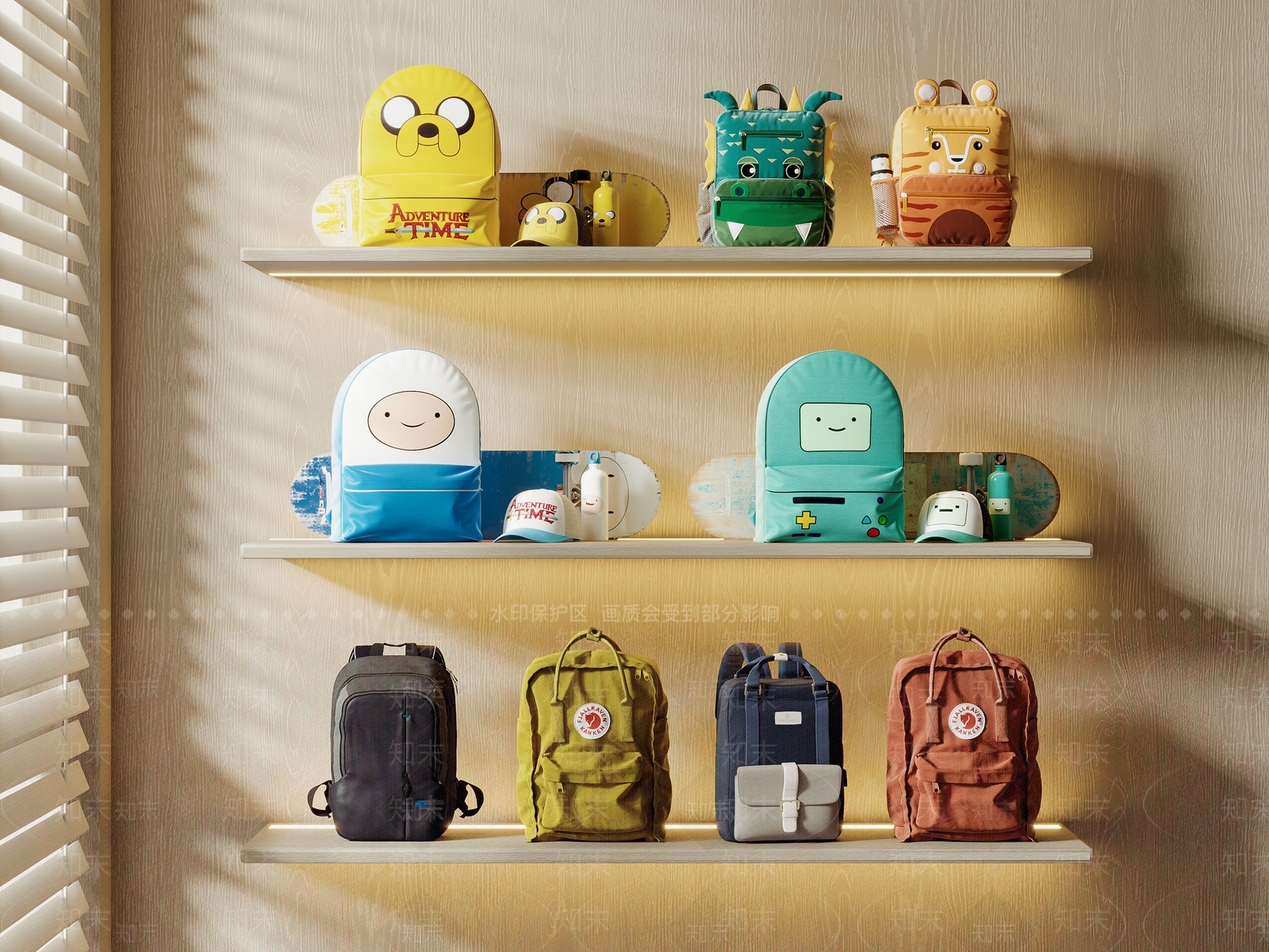 背包3D模型下载【ID:1151686702】