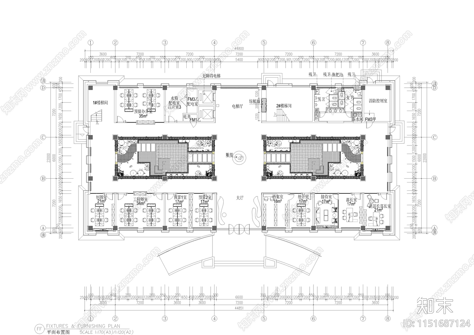 主控办公大楼施工图下载【ID:1151687124】