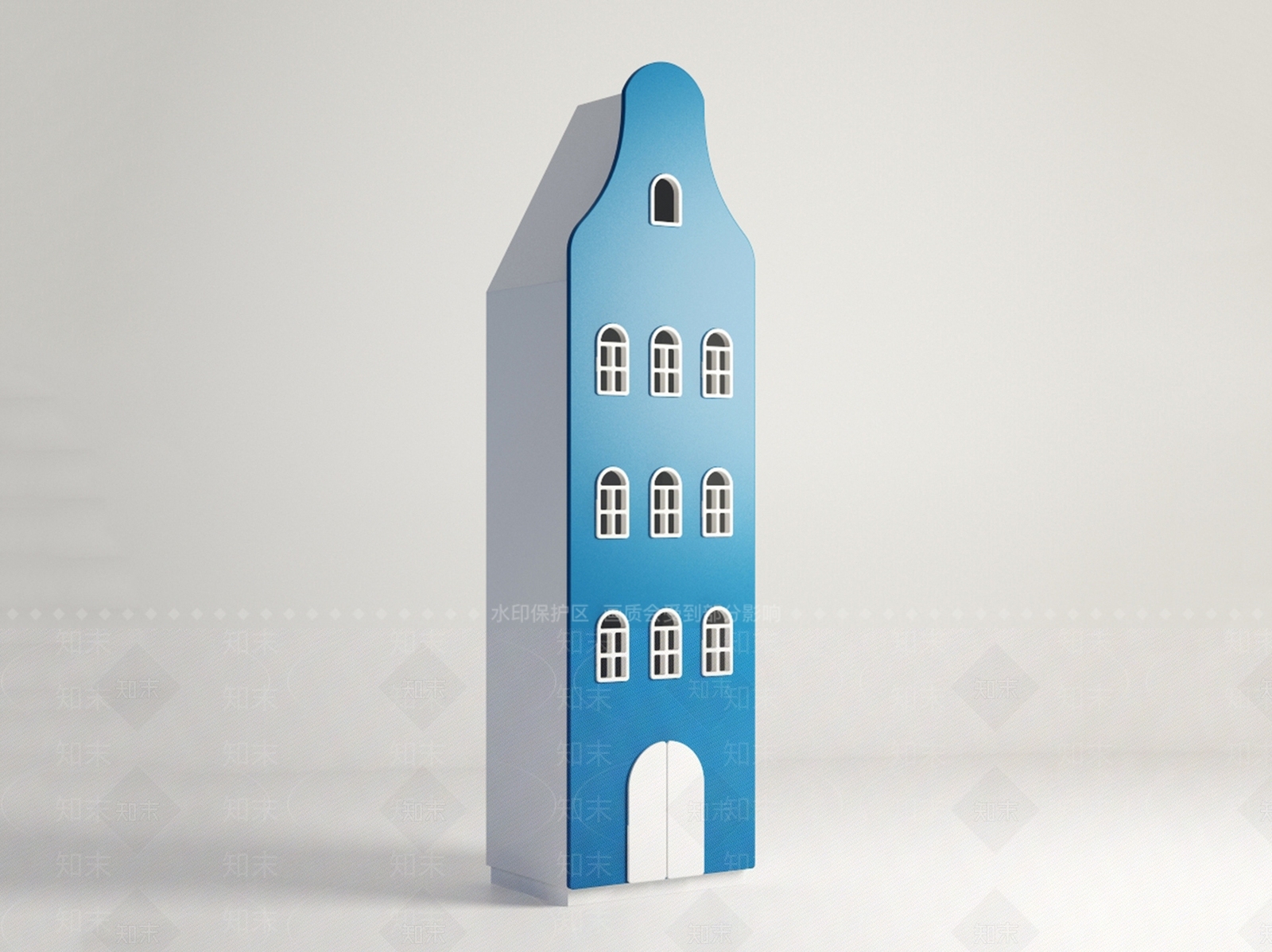 现代儿童房衣柜3D模型下载【ID:1151692101】