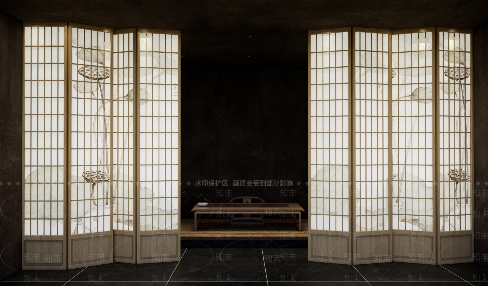 新中式折叠门SU模型下载【ID:1151696952】