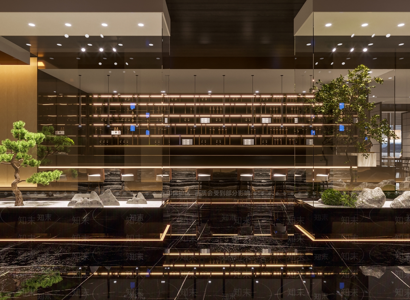 现代洗浴中心3D模型下载【ID:1151703941】