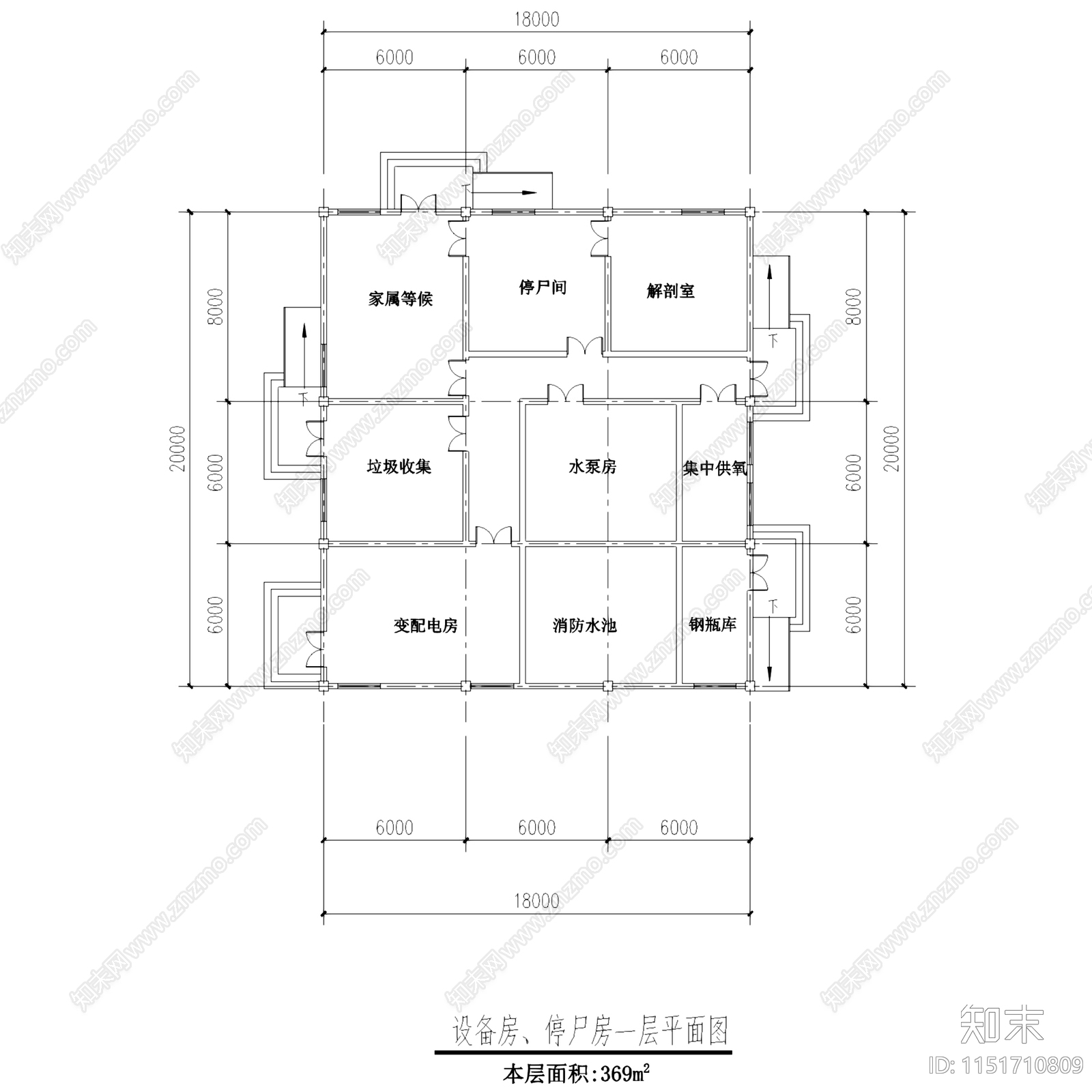 嵊州镇中心卫生院医疗建筑cad施工图下载【ID:1151710809】