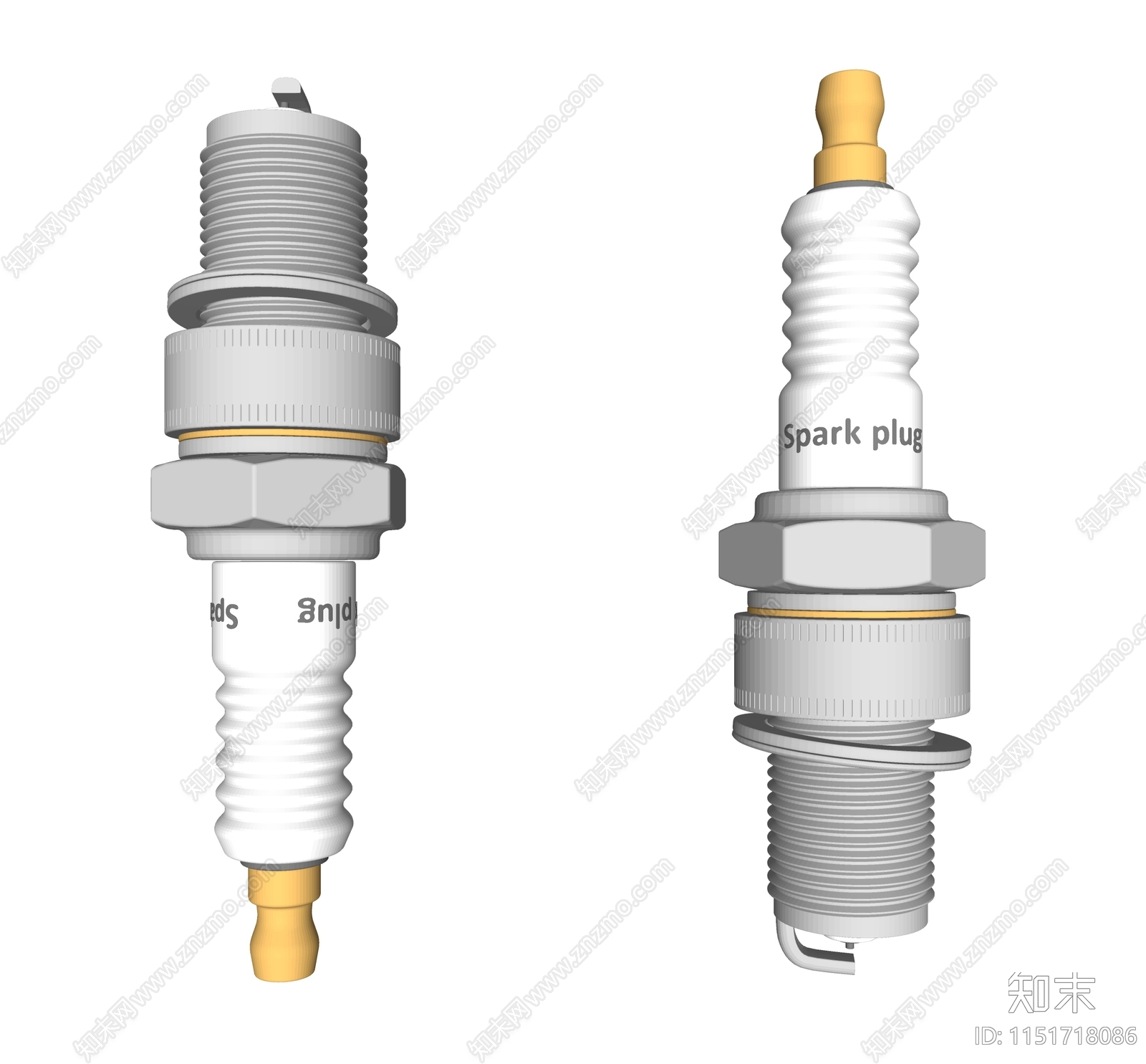 火花塞SU模型下载【ID:1151718086】
