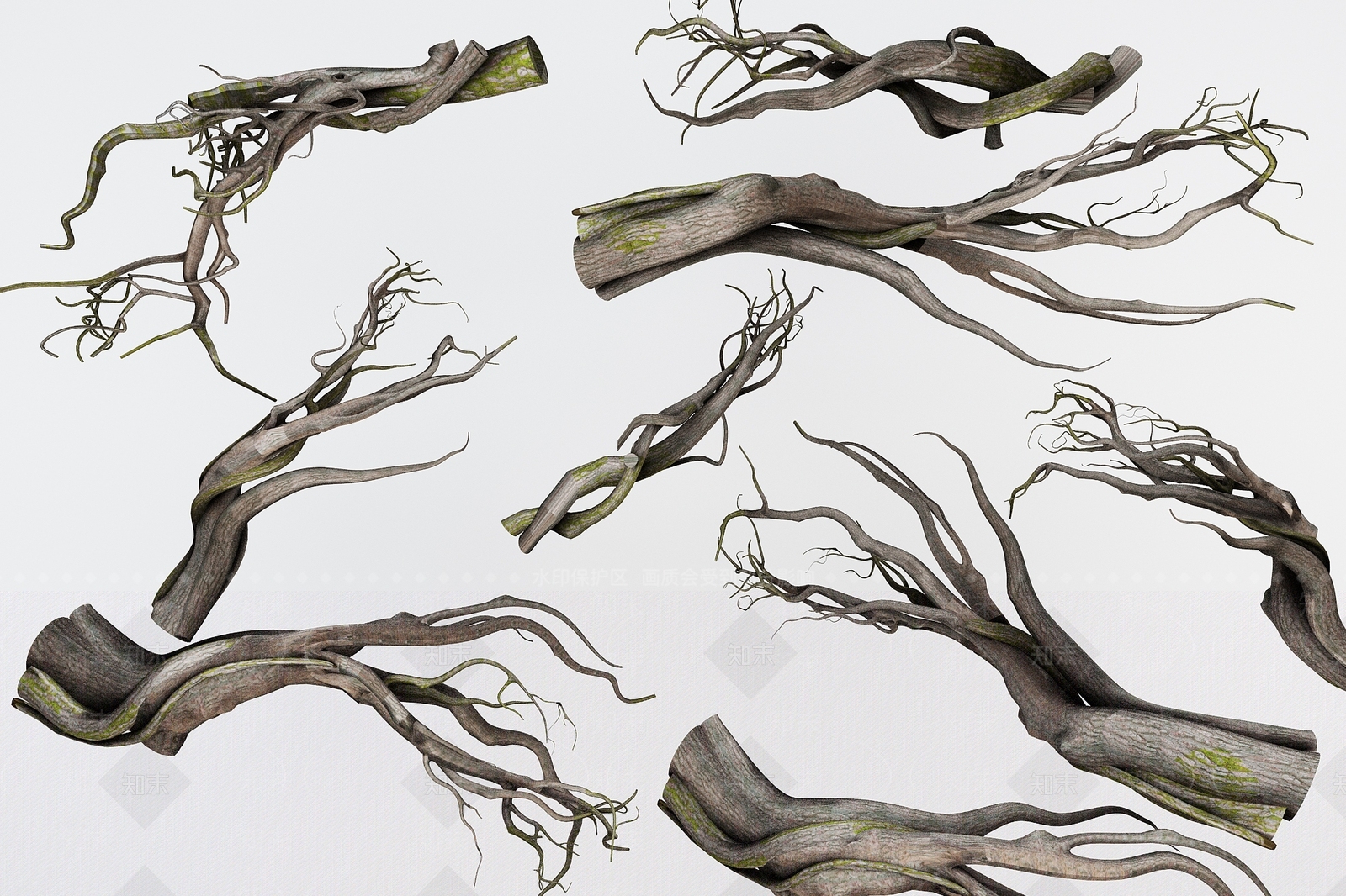 树根藤蔓3D模型下载【ID:1151723536】