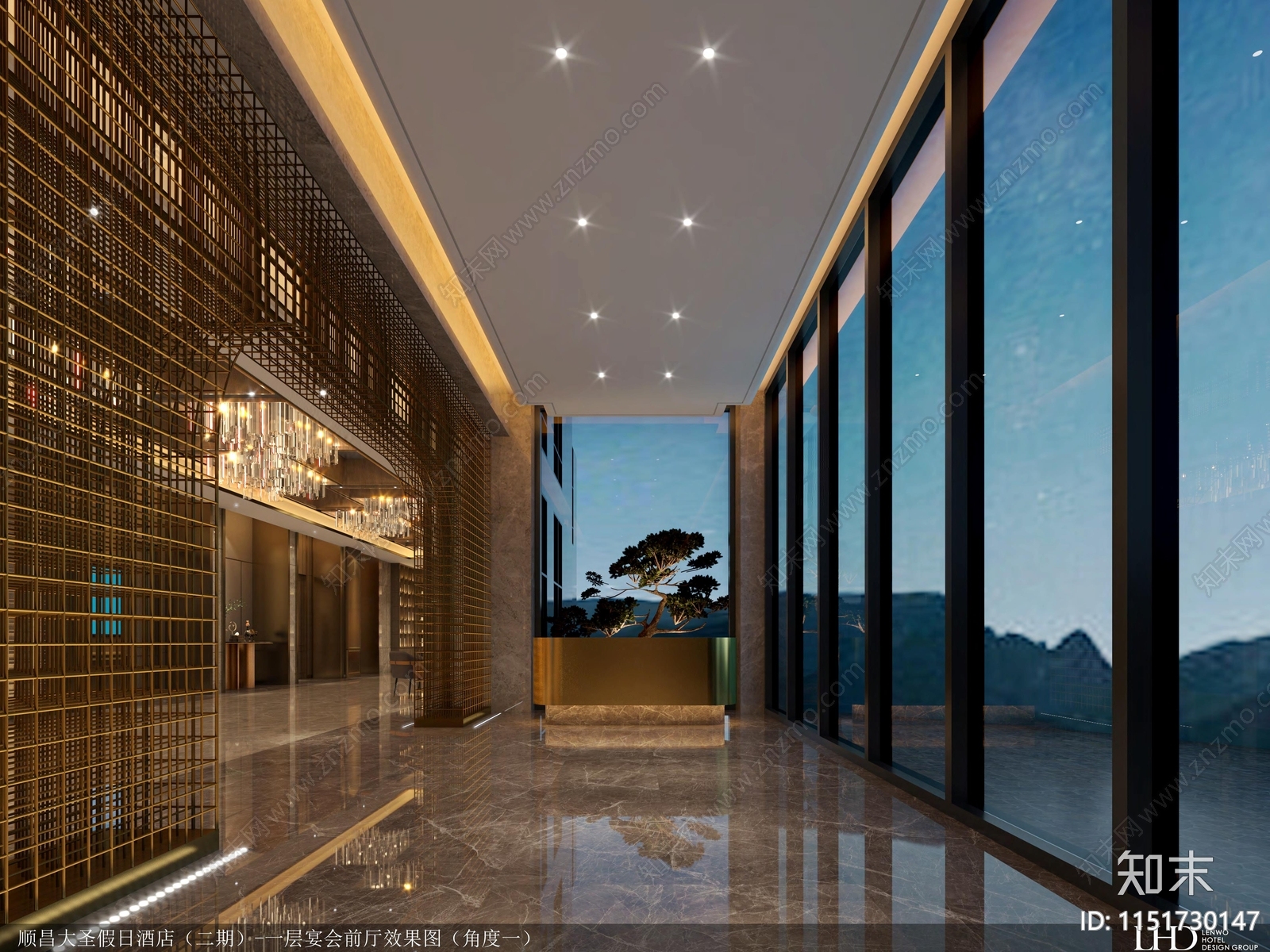 LHD顺昌大圣假日酒店建筑cad施工图下载【ID:1151730147】