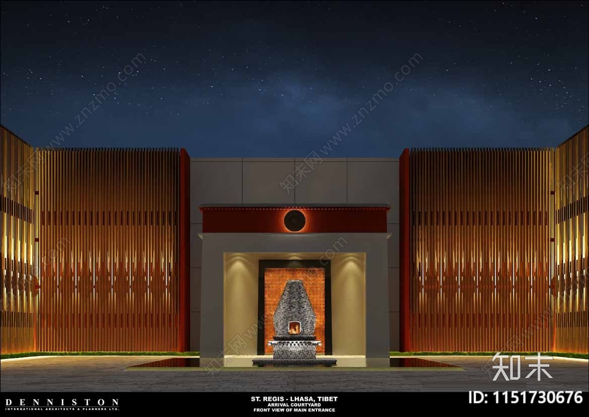 Denniston丹尼斯顿瑞吉度假酒店建筑cad施工图下载【ID:1151730676】