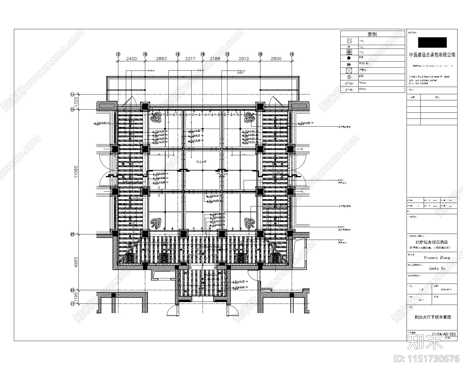 Denniston丹尼斯顿瑞吉度假酒店建筑cad施工图下载【ID:1151730676】