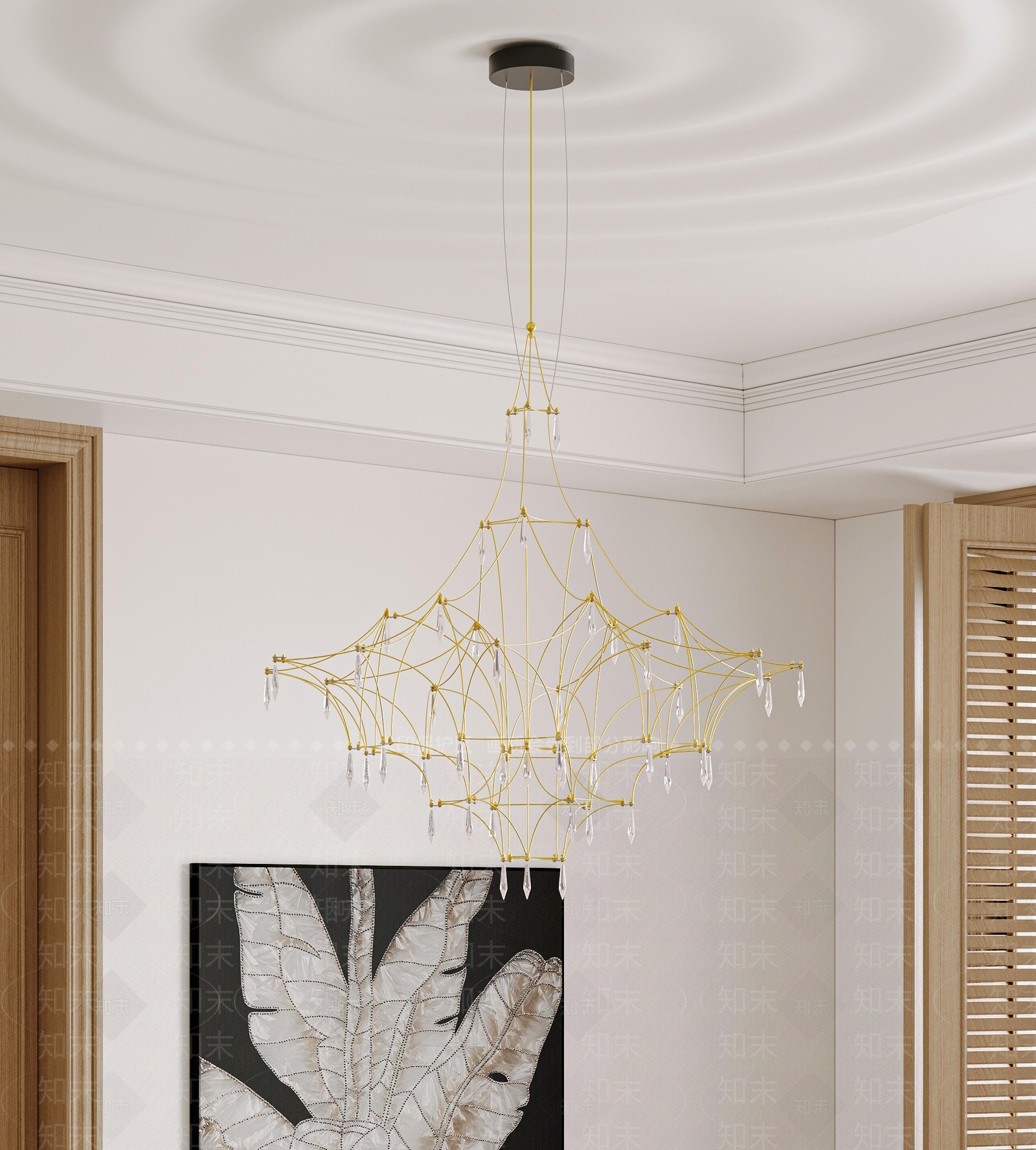 LEUCOS现代满天星吊灯3D模型下载【ID:1151732675】