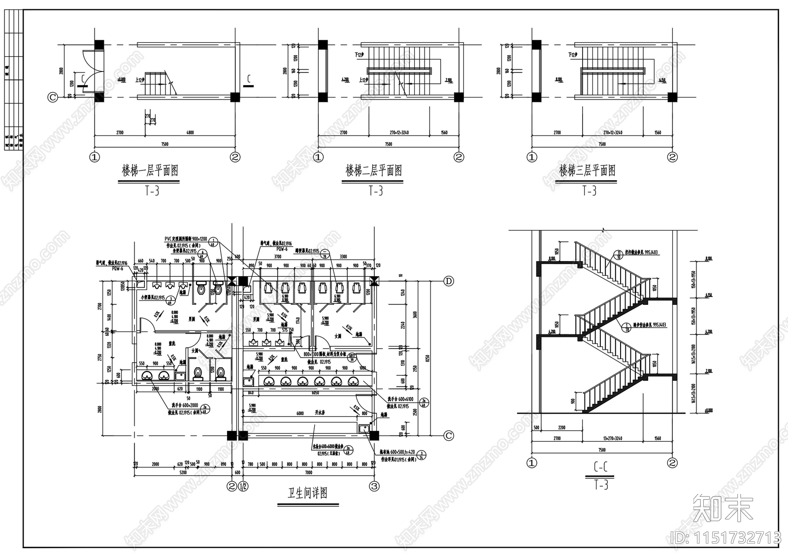 厂房建筑cad施工图下载【ID:1151732713】