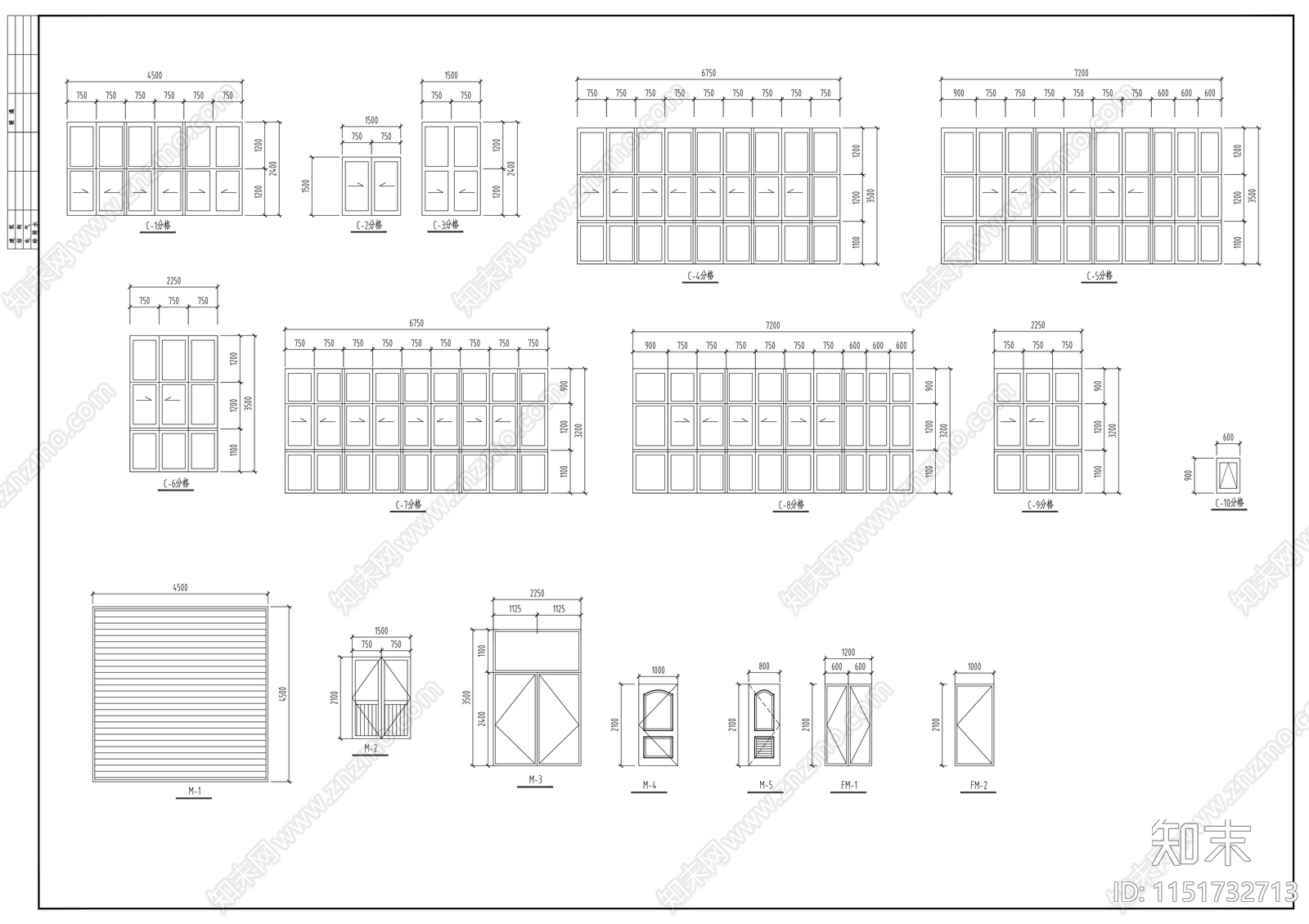 厂房建筑cad施工图下载【ID:1151732713】