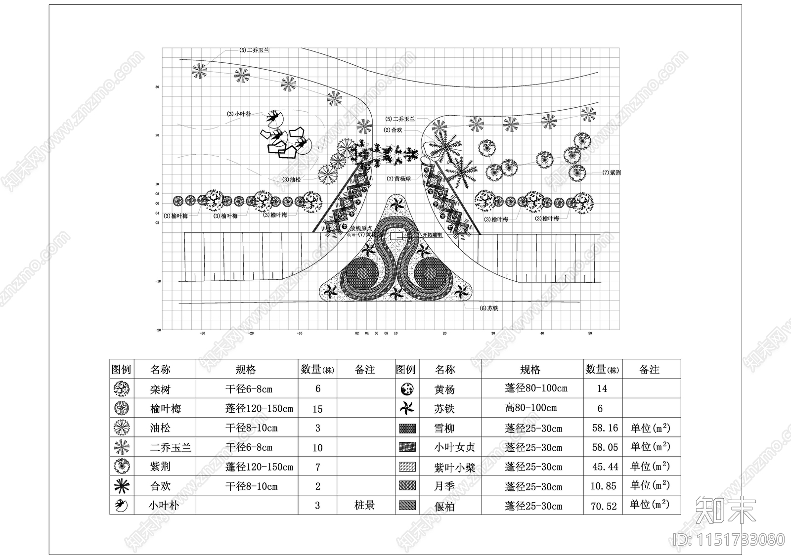大连生态旅游园景观cad施工图下载【ID:1151733080】