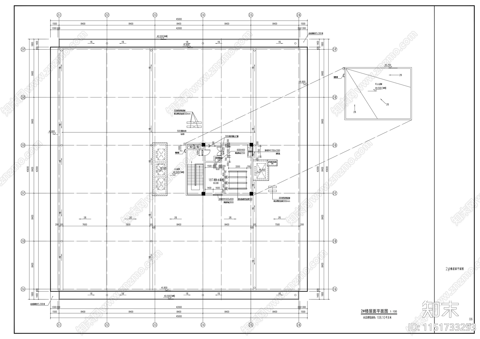 高层厂房建筑施工图下载【ID:1151733293】