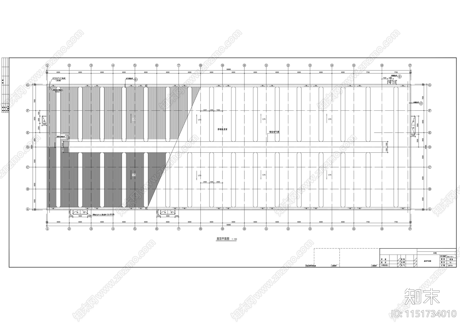 台商化纺工厂厂房建筑cad施工图下载【ID:1151734010】