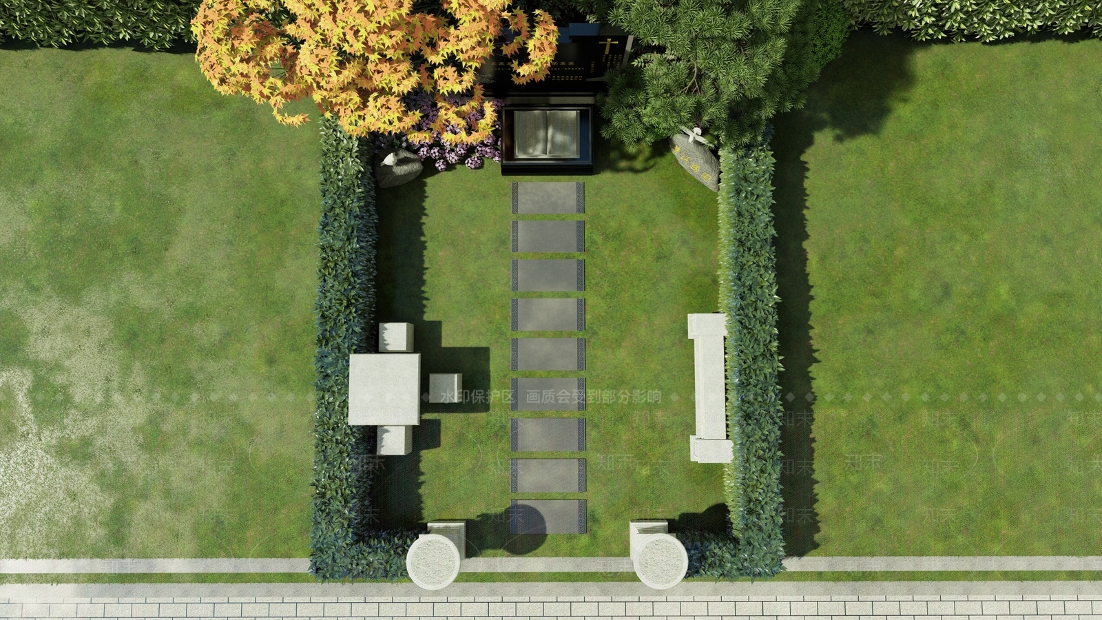 现代艺术墓SU模型下载【ID:1151742010】