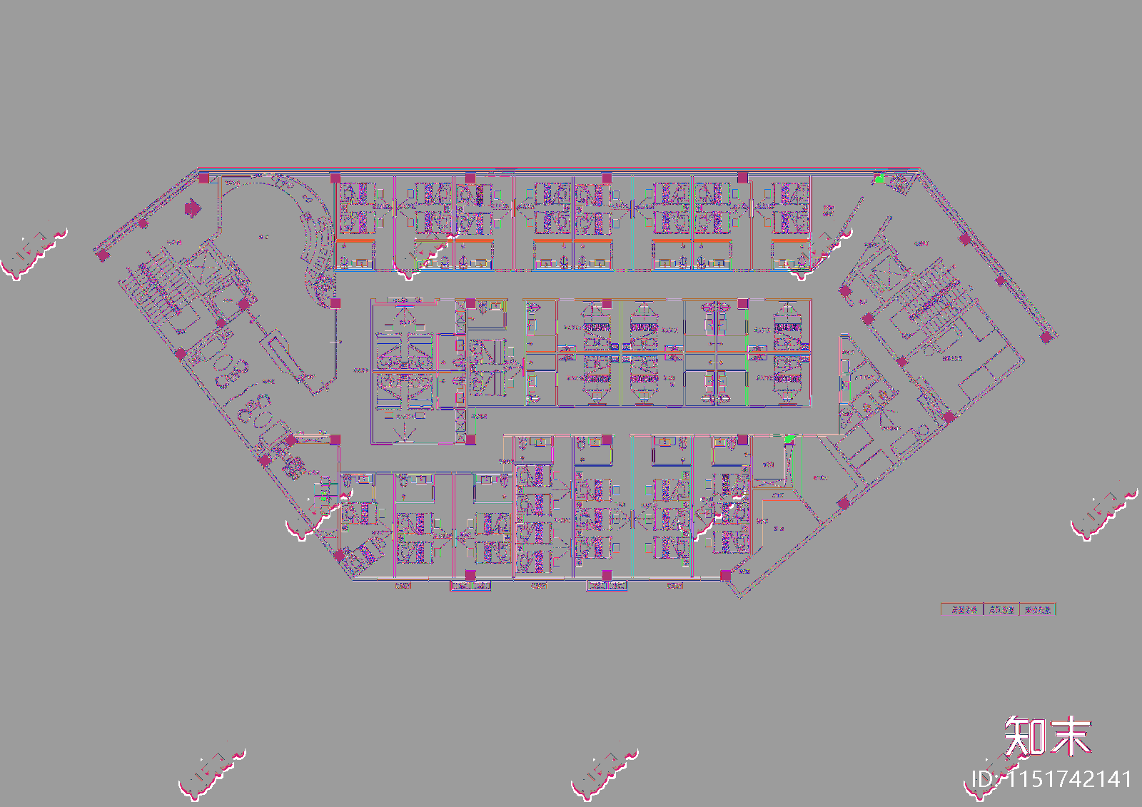 足浴城cad施工图下载【ID:1151742141】