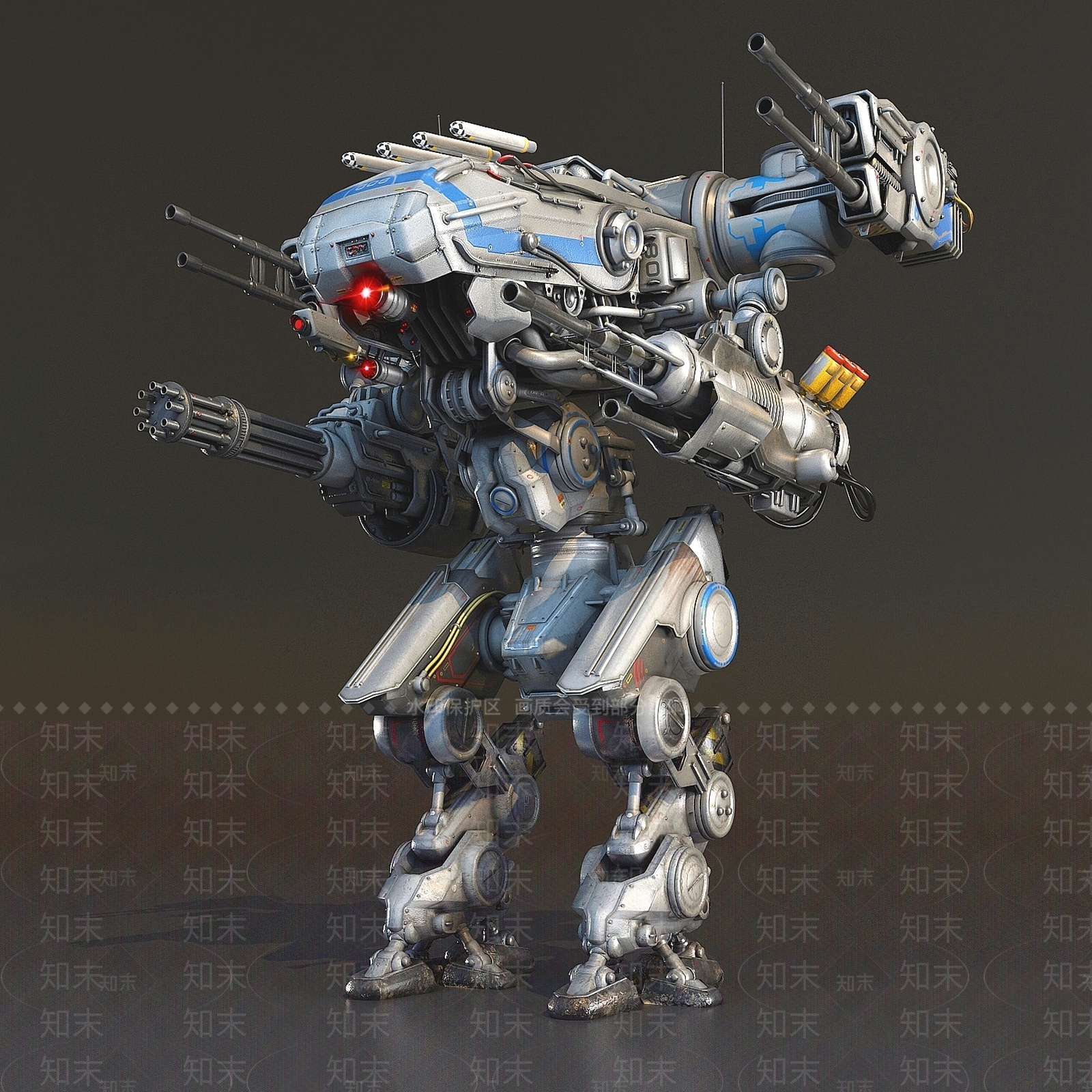 机甲3D模型下载【ID:1151747292】