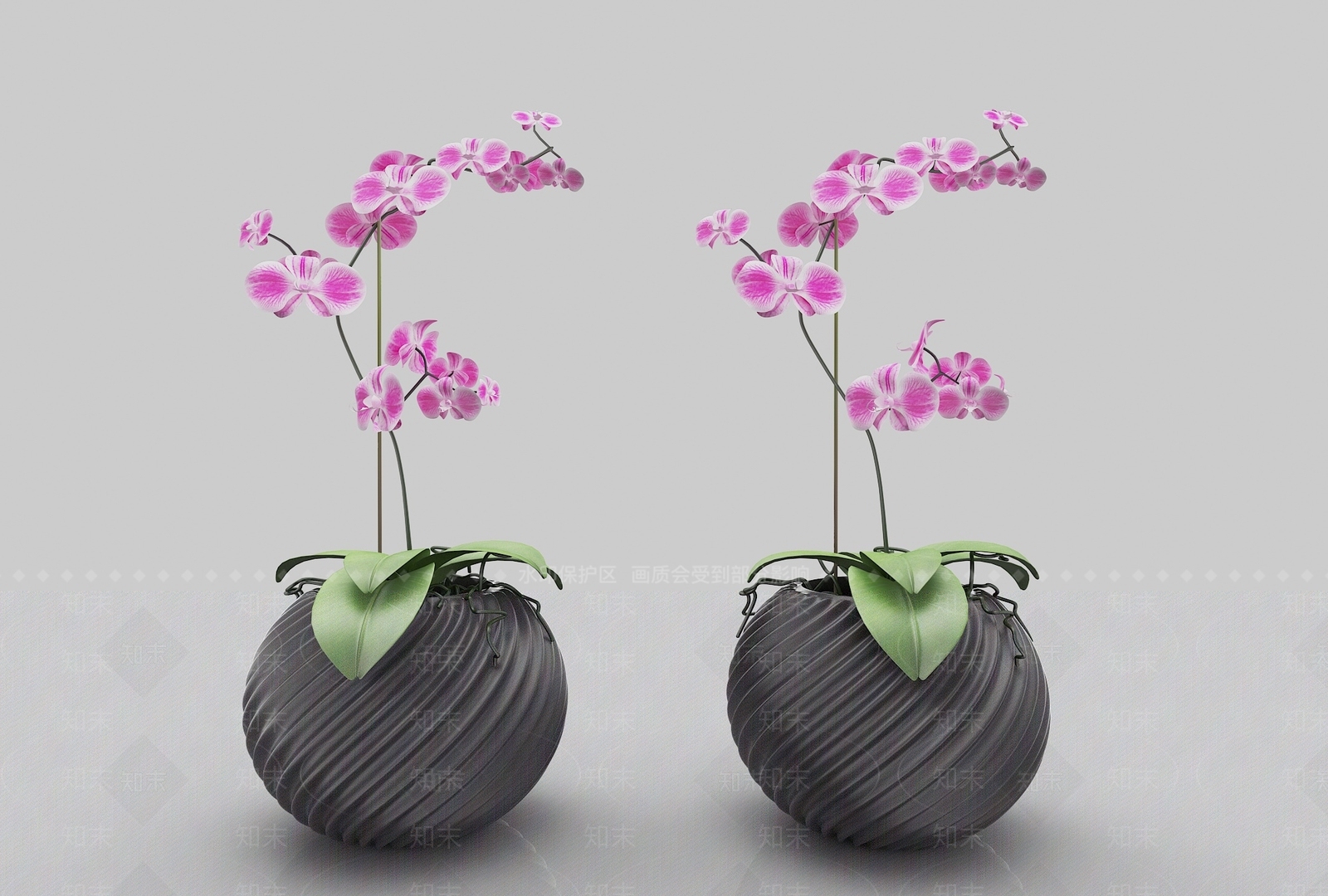 花瓶花艺3D模型下载【ID:1151757015】