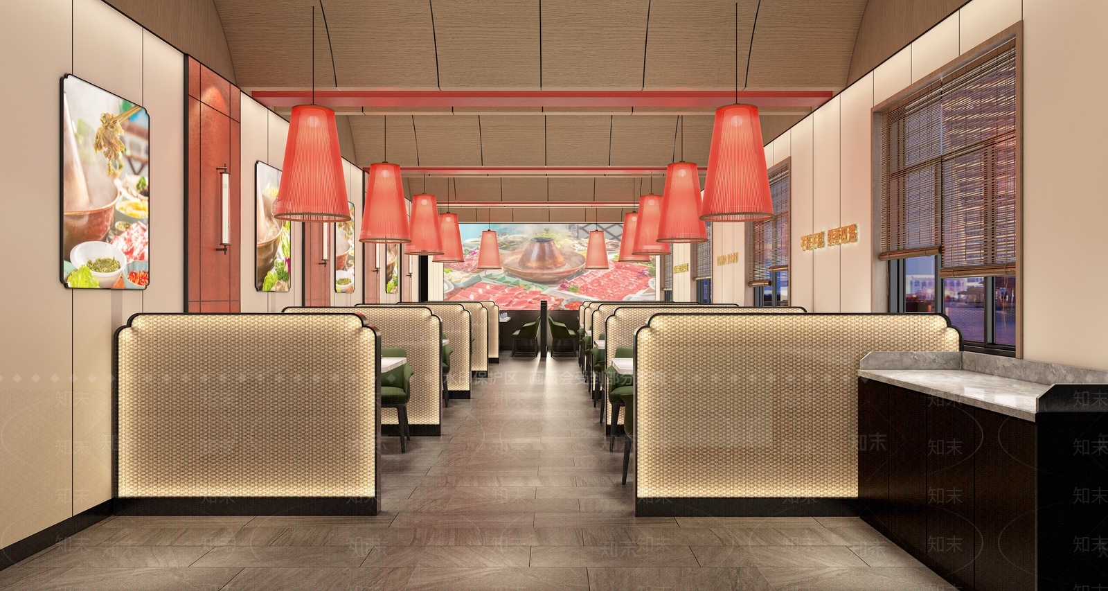 现代火锅店3D模型下载【ID:1151752443】