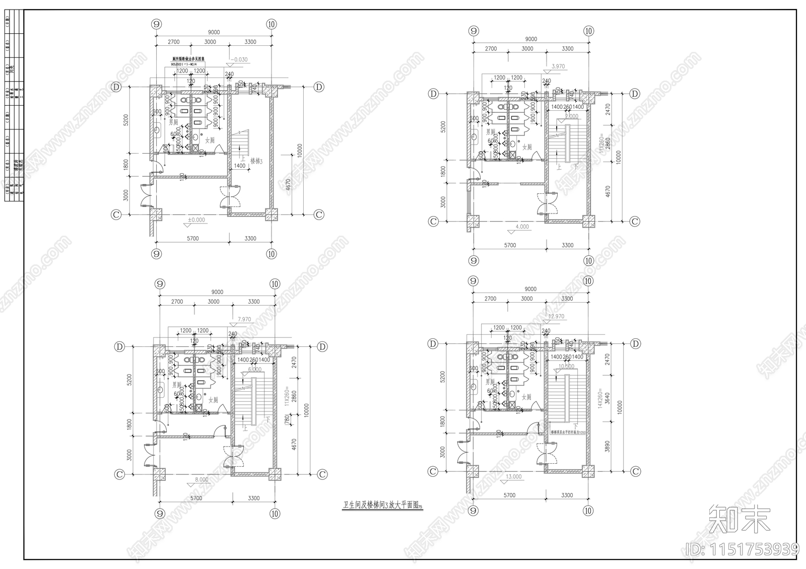 某厂区厂房建筑cad施工图下载【ID:1151753939】