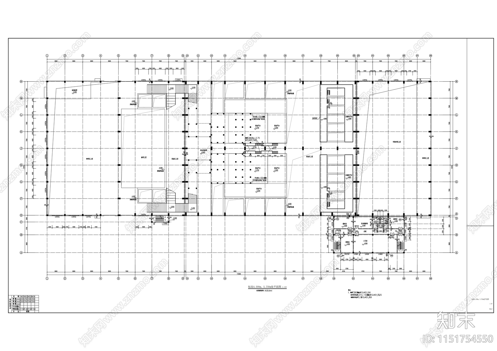 生活垃圾应急处理项目cad施工图下载【ID:1151754550】