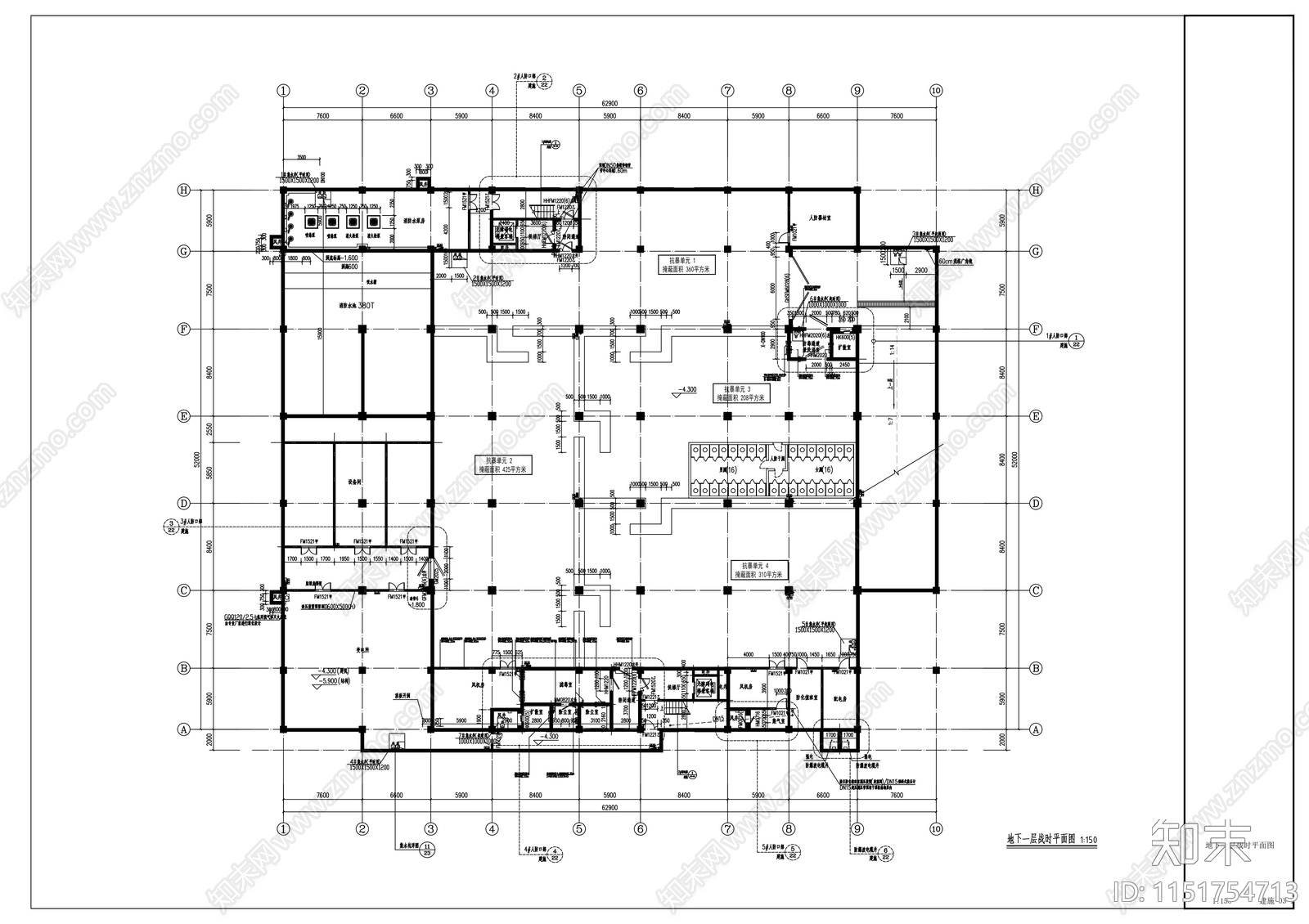 停车楼建筑施工图下载【ID:1151754713】