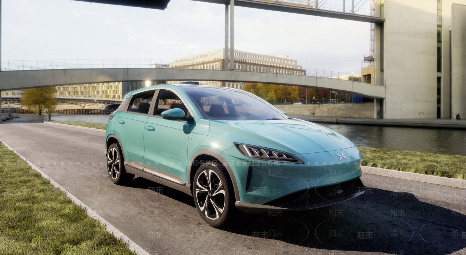 小鹏G3新能源汽车SU模型下载【ID:1151768336】