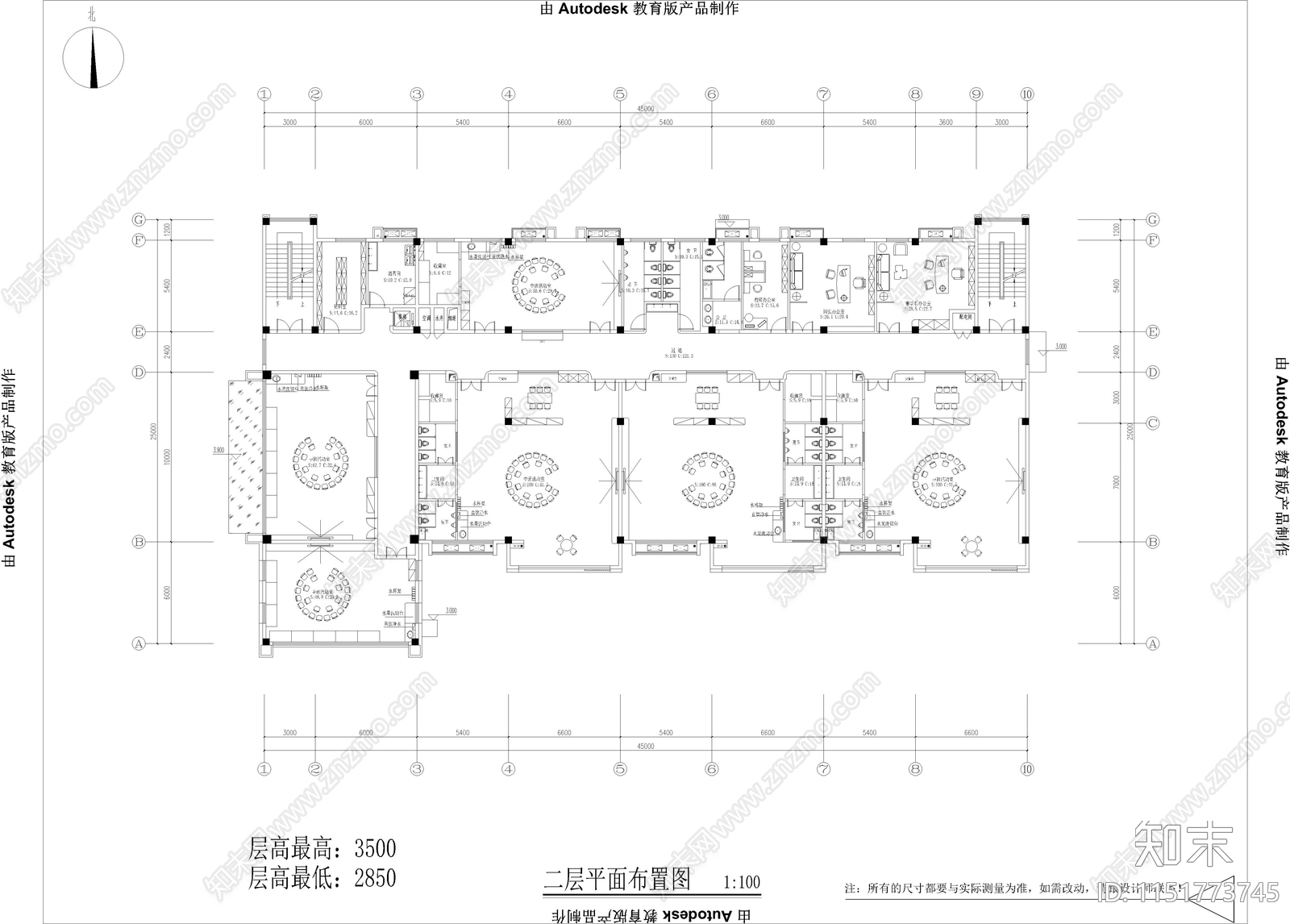 幼儿园整套cad施工图下载【ID:1151773745】