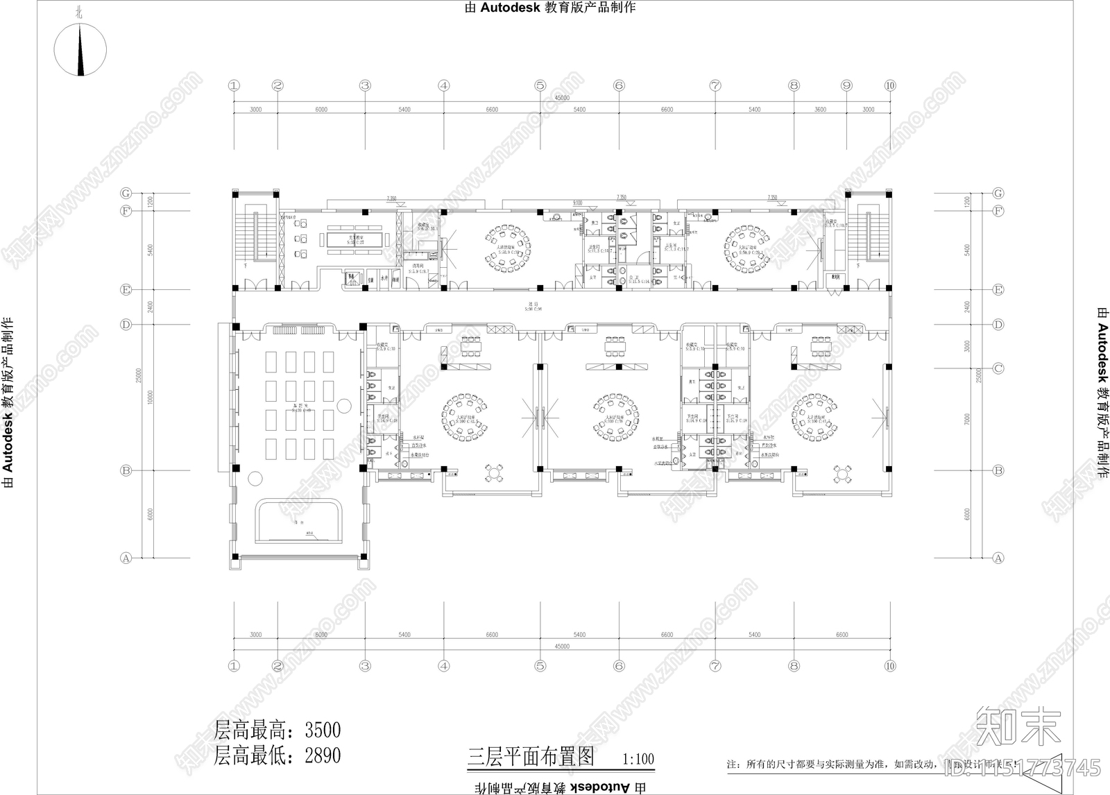 幼儿园整套cad施工图下载【ID:1151773745】