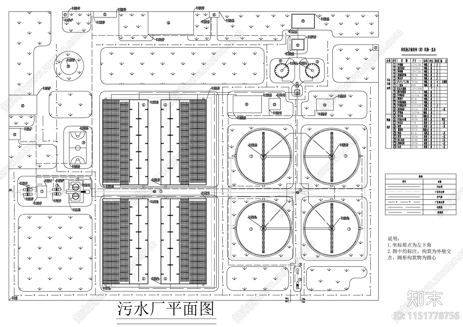 污水处理厂设计图施工图下载【ID:1151778756】