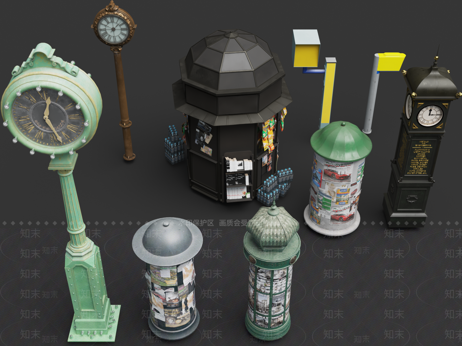 邮政邮箱3D模型下载【ID:1151782335】