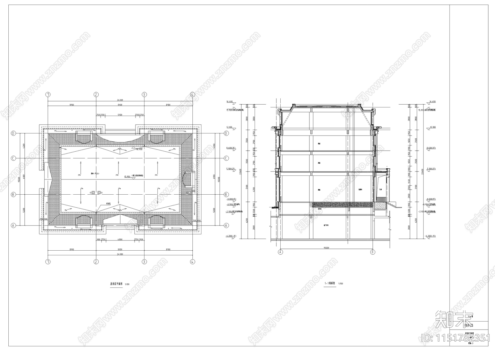 欧式商业街区建筑方案设计cad施工图下载【ID:1151782351】