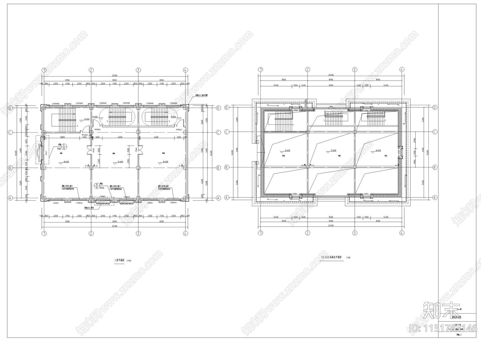 欧式商业街区建筑方案设计cad施工图下载【ID:1151783146】