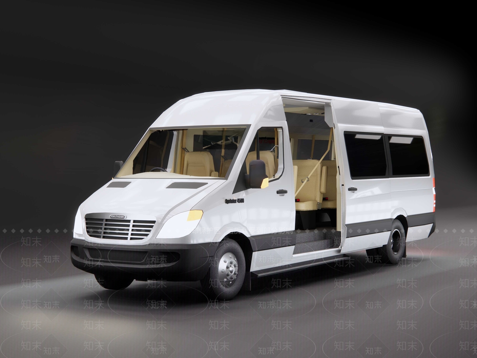 依维柯小型客车SU模型下载【ID:1151783439】