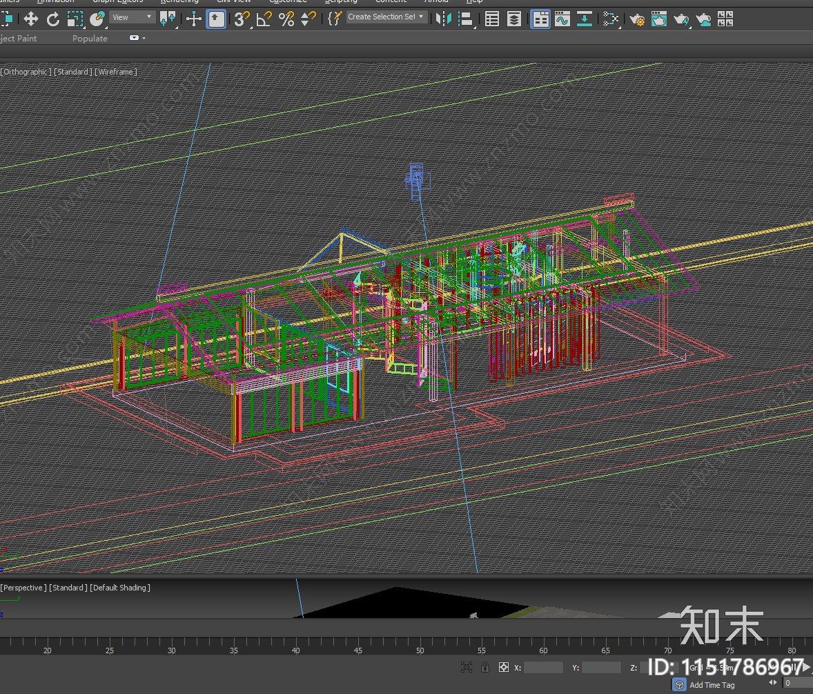 新中式展览建筑3D模型下载【ID:1151786967】