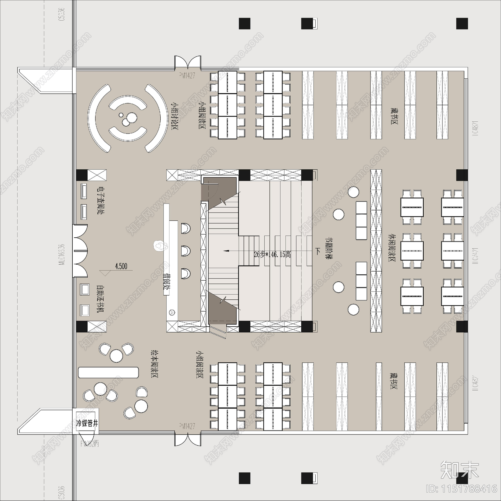 900m²施工图下载【ID:1151788416】