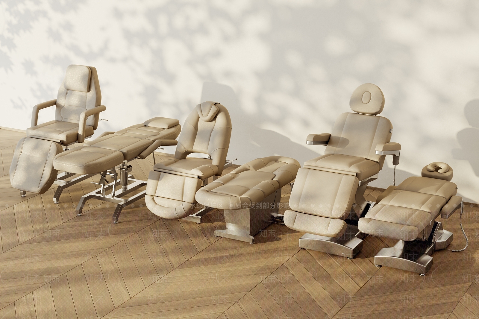 现代美容椅3D模型下载【ID:1151788562】