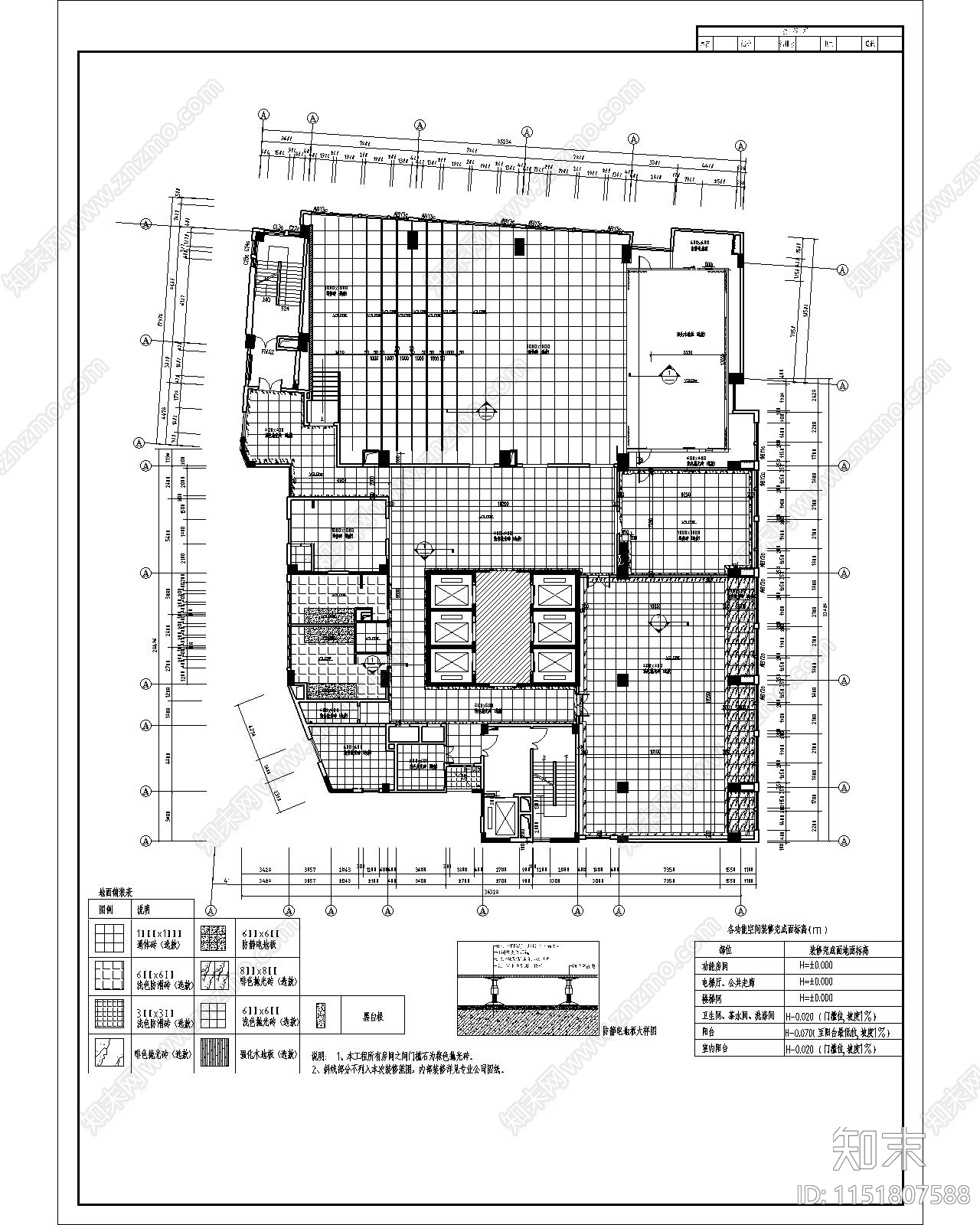 医院建筑cad施工图下载【ID:1151807588】